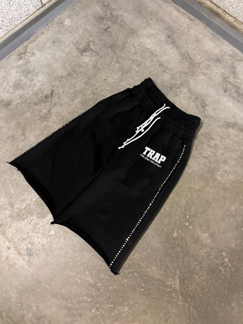 BLACK & GREY TRAP SHORTS